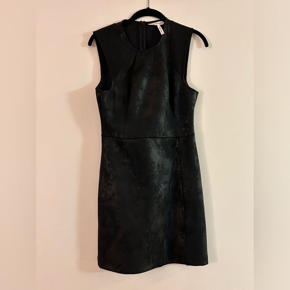 BCBGeneration black mini dress with zipper detail